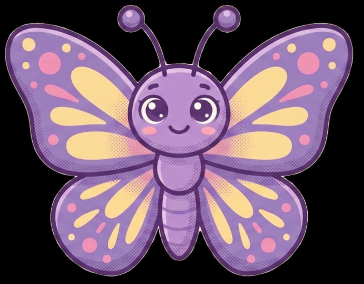 butterfly ilustrace